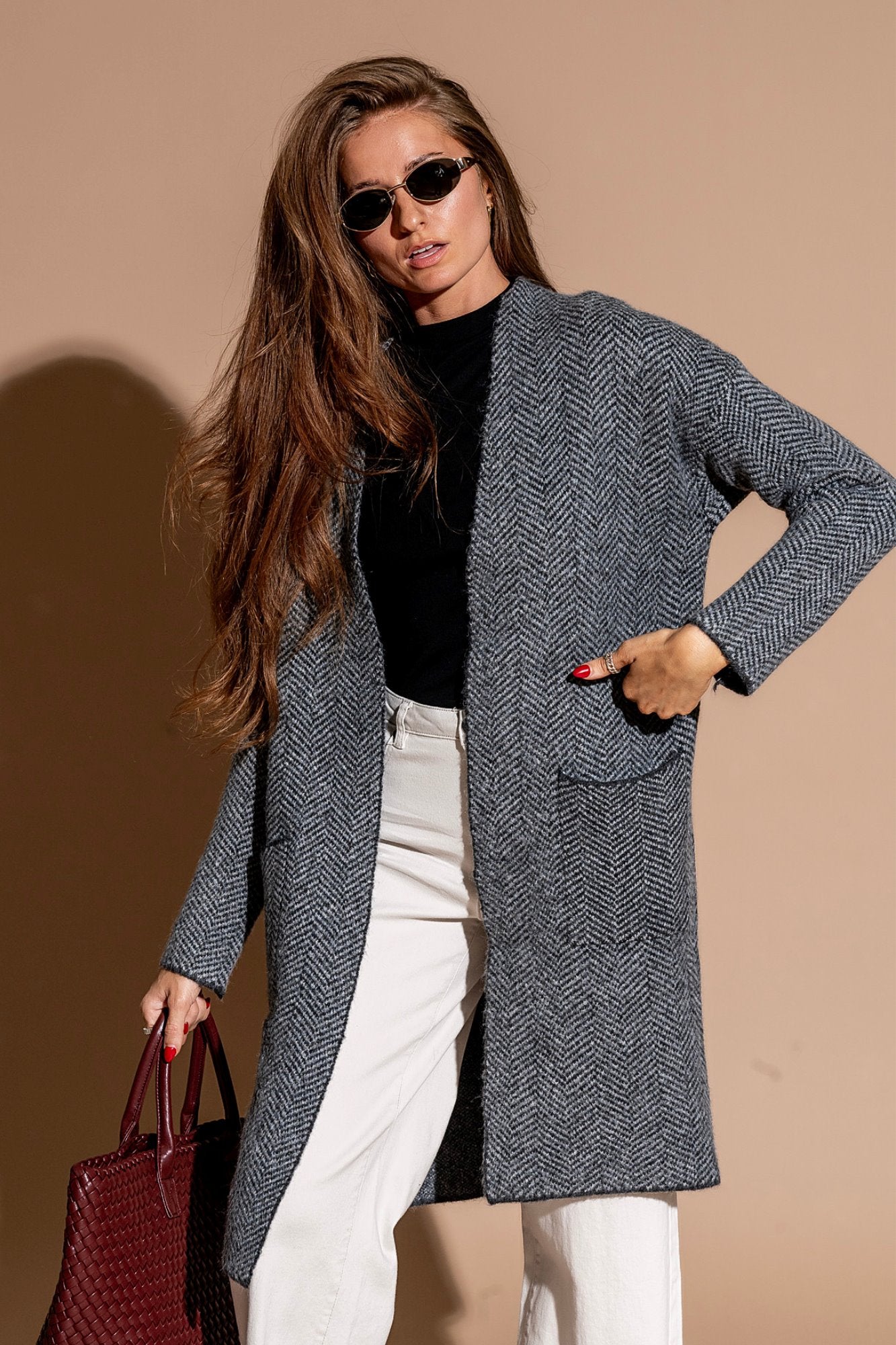 Bingham Cardigan in Grey Clothing Holley Girl 