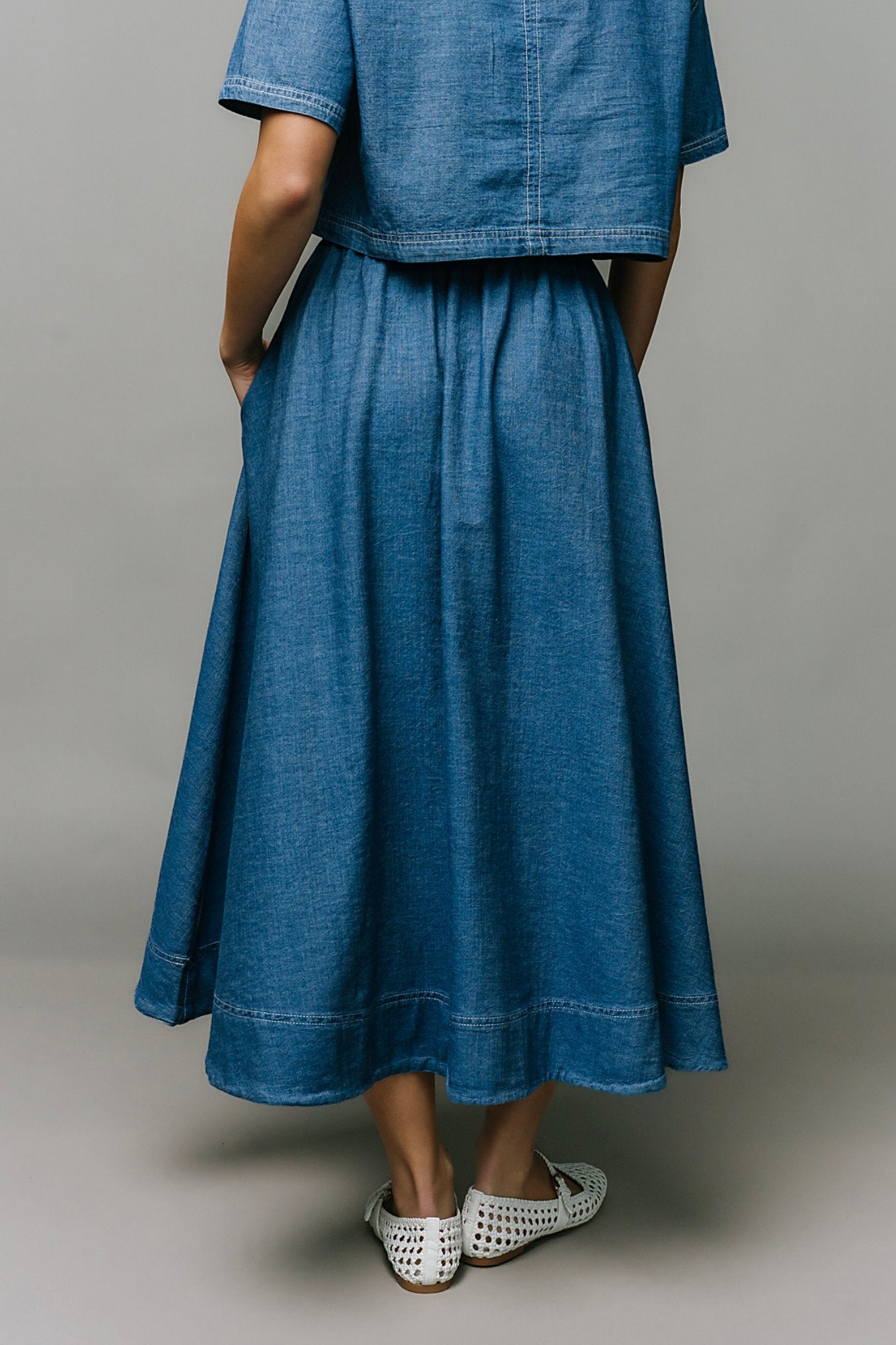Easy Air Denim Skirt Clothing Holley Girl 