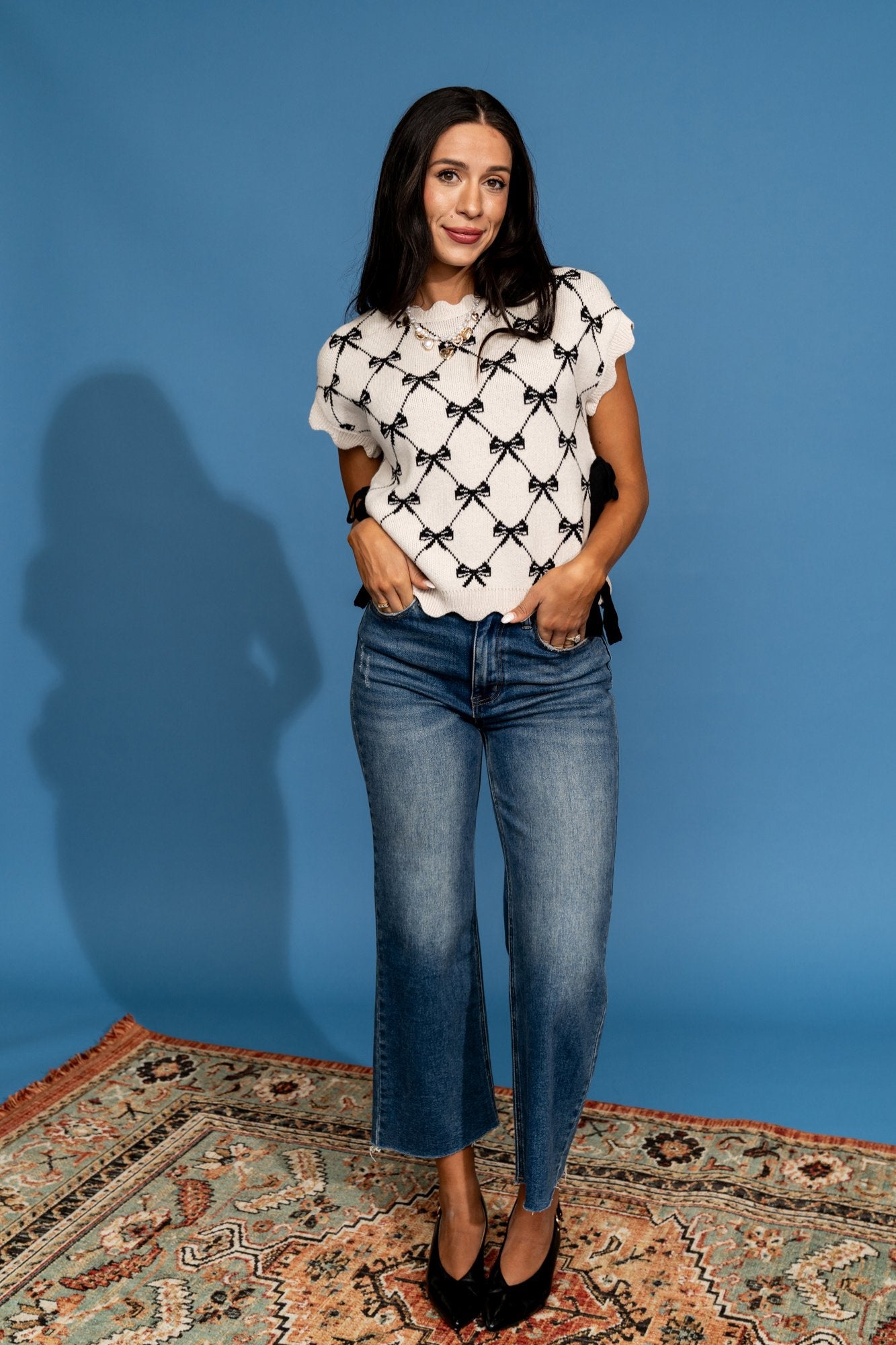 Juno Top in Black Clothing Holley Girl 