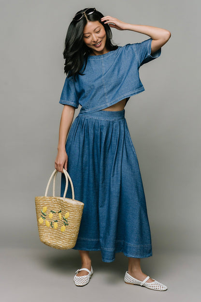 Easy Air Denim Skirt Clothing Holley Girl 