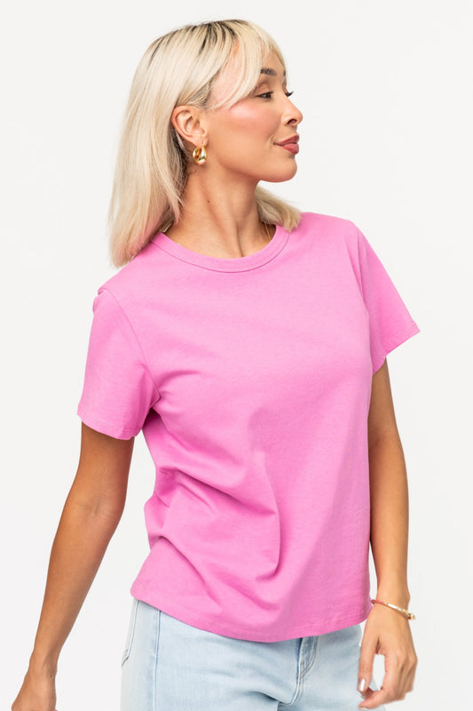 Dove Tee in Flamingo Clothing Holley Girl 