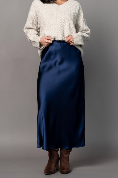 Athena Skirt in Navy Clothing Holley Girl 