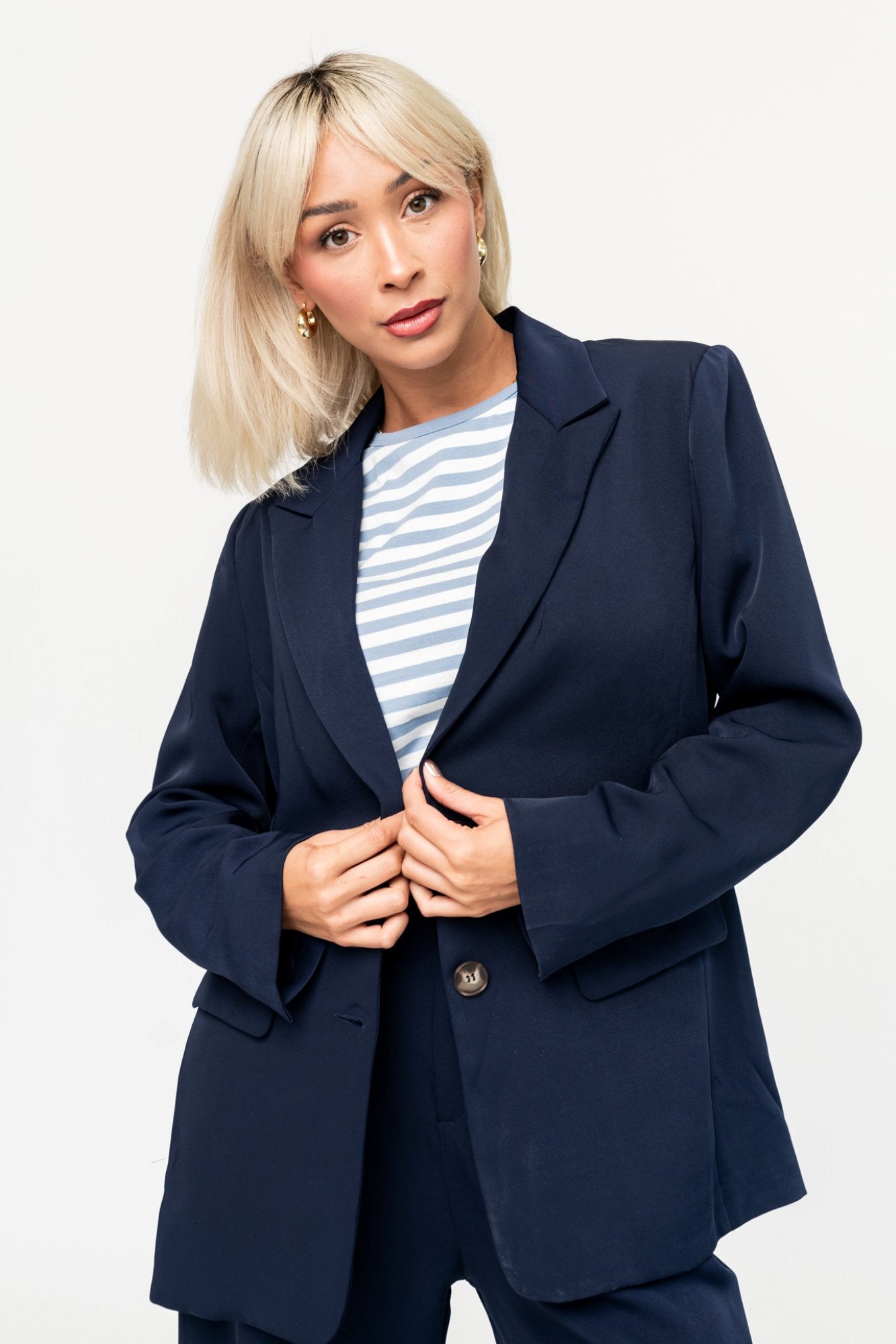 Jessie Blazer in Navy Clothing Holley Girl 