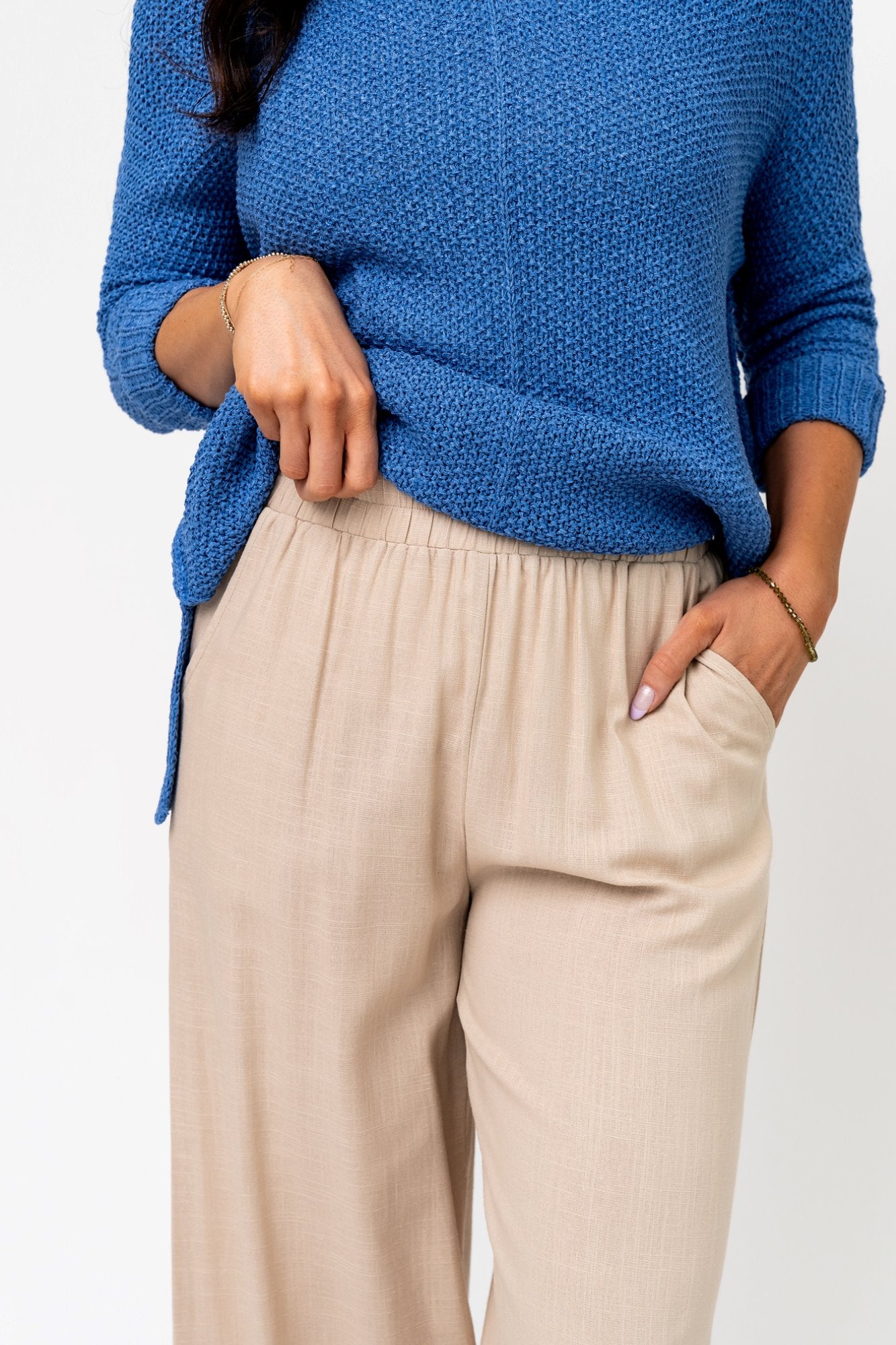 Gabbie Pants in Natural (Small-3XL) Holley Girl 