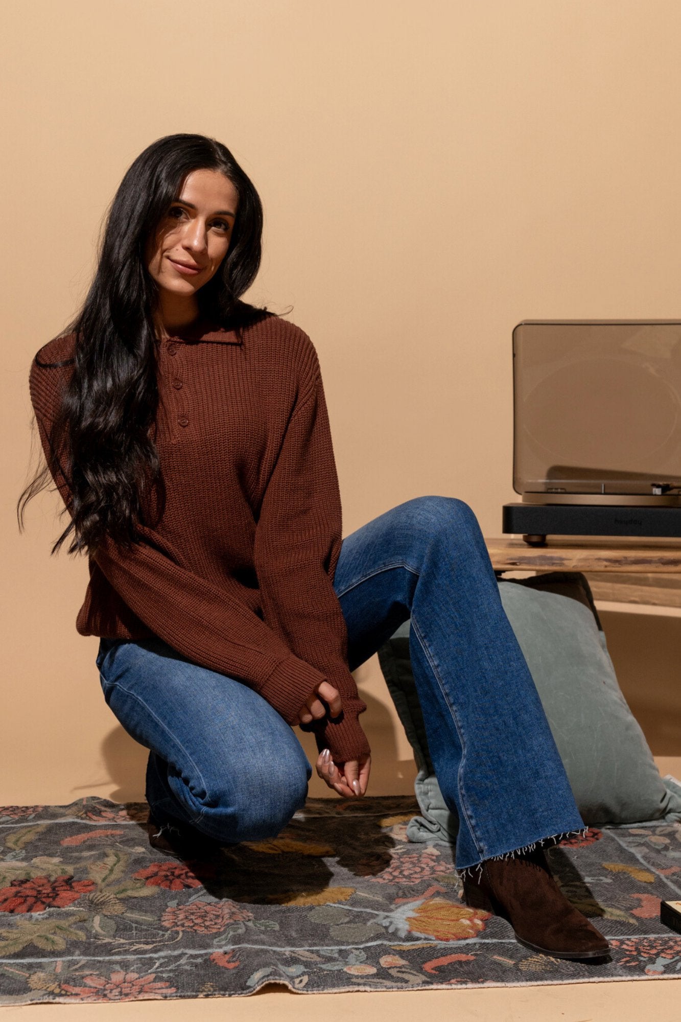 Timberline Top in Cocoa Clothing Holley Girl 