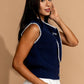 Penelope Top in Navy Clothing Holley Girl 