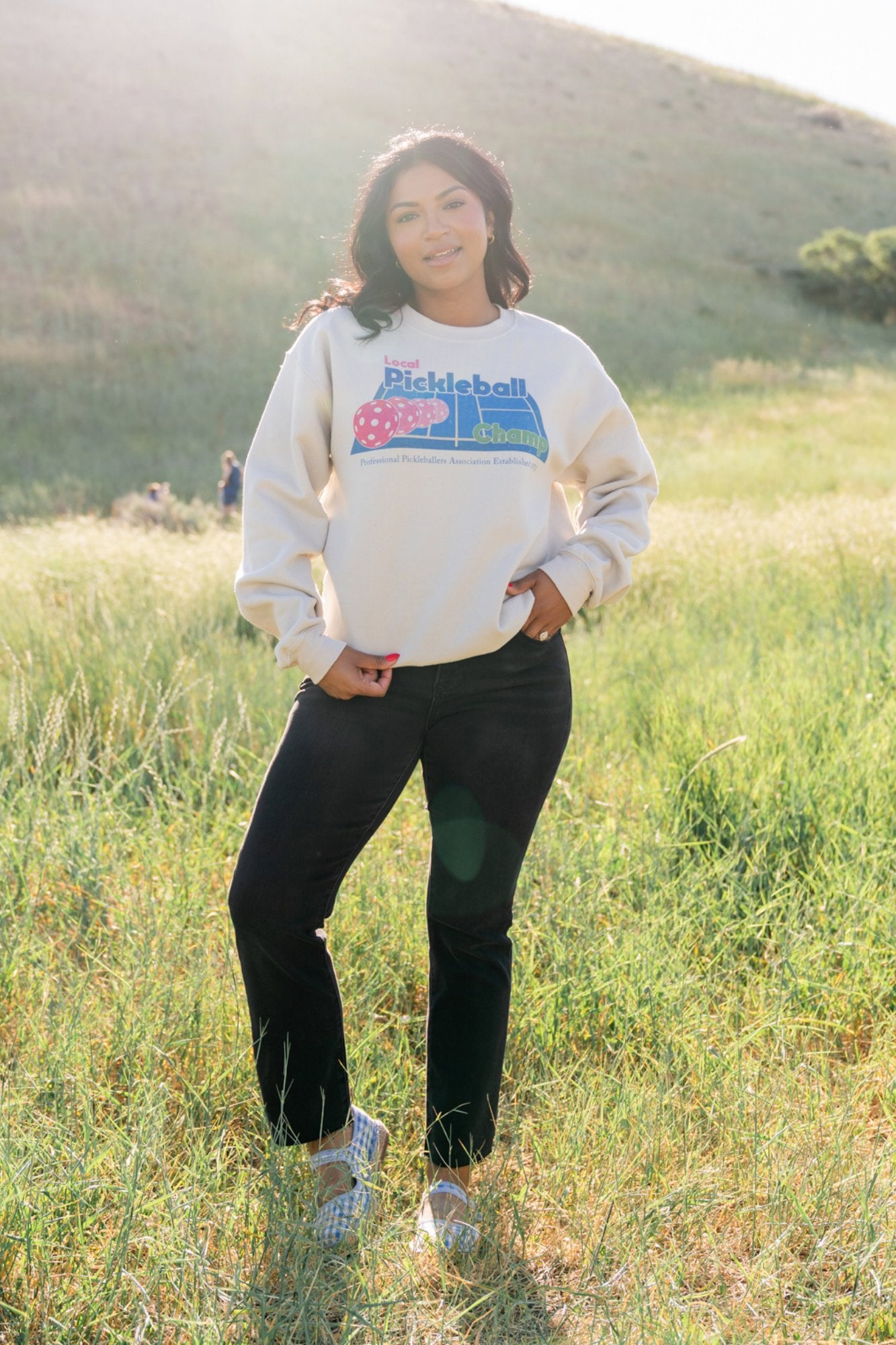 Pickleball Champ Crewneck Clothing Holley Girl 
