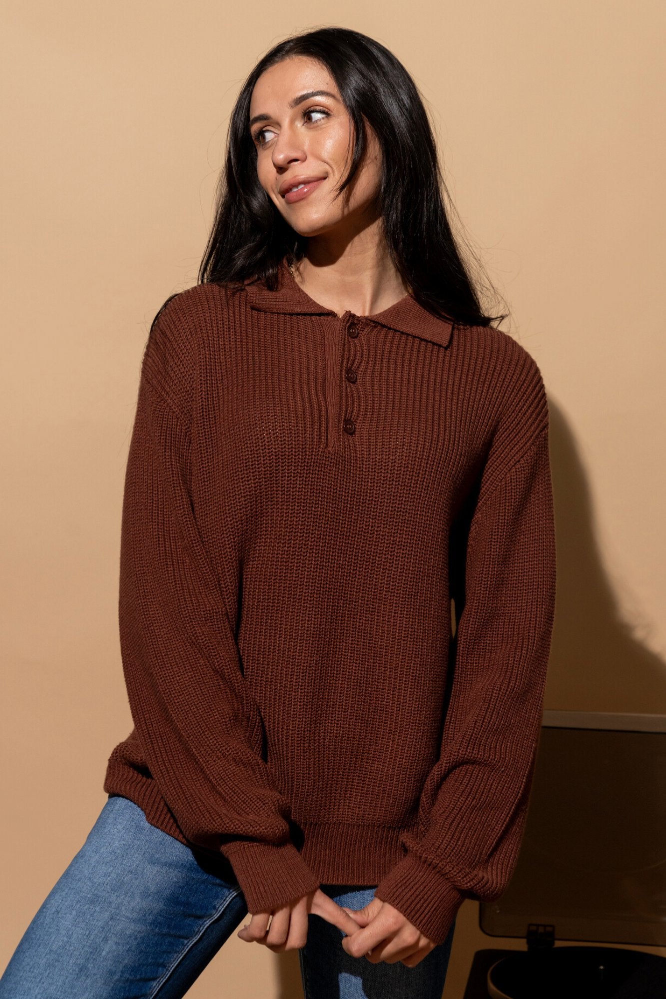 Timberline Top in Cocoa Clothing Holley Girl 