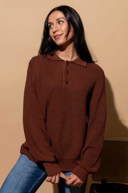 Timberline Top in Cocoa Clothing Holley Girl 