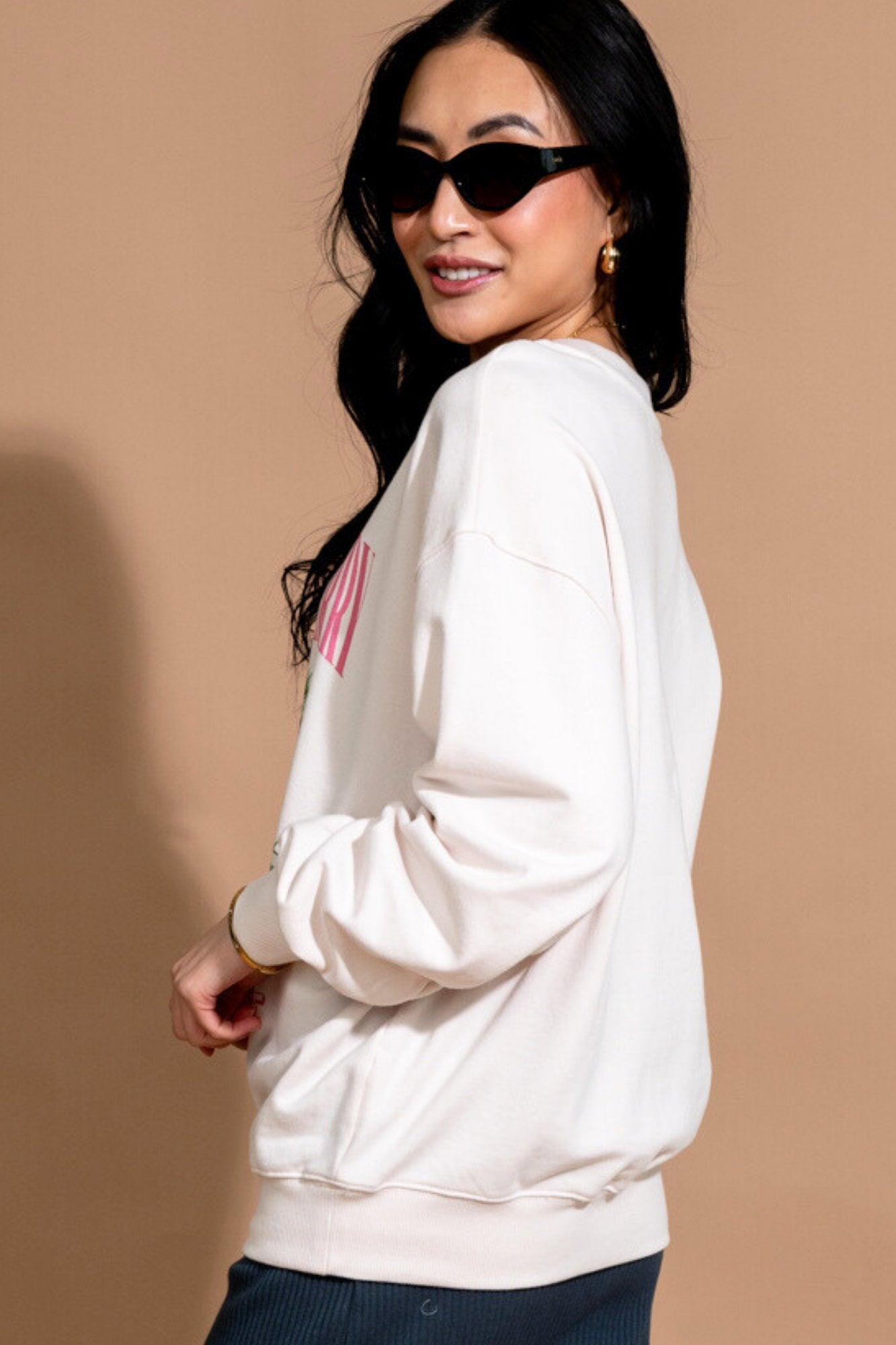 Raspberry Crewneck Clothing Holley Girl 