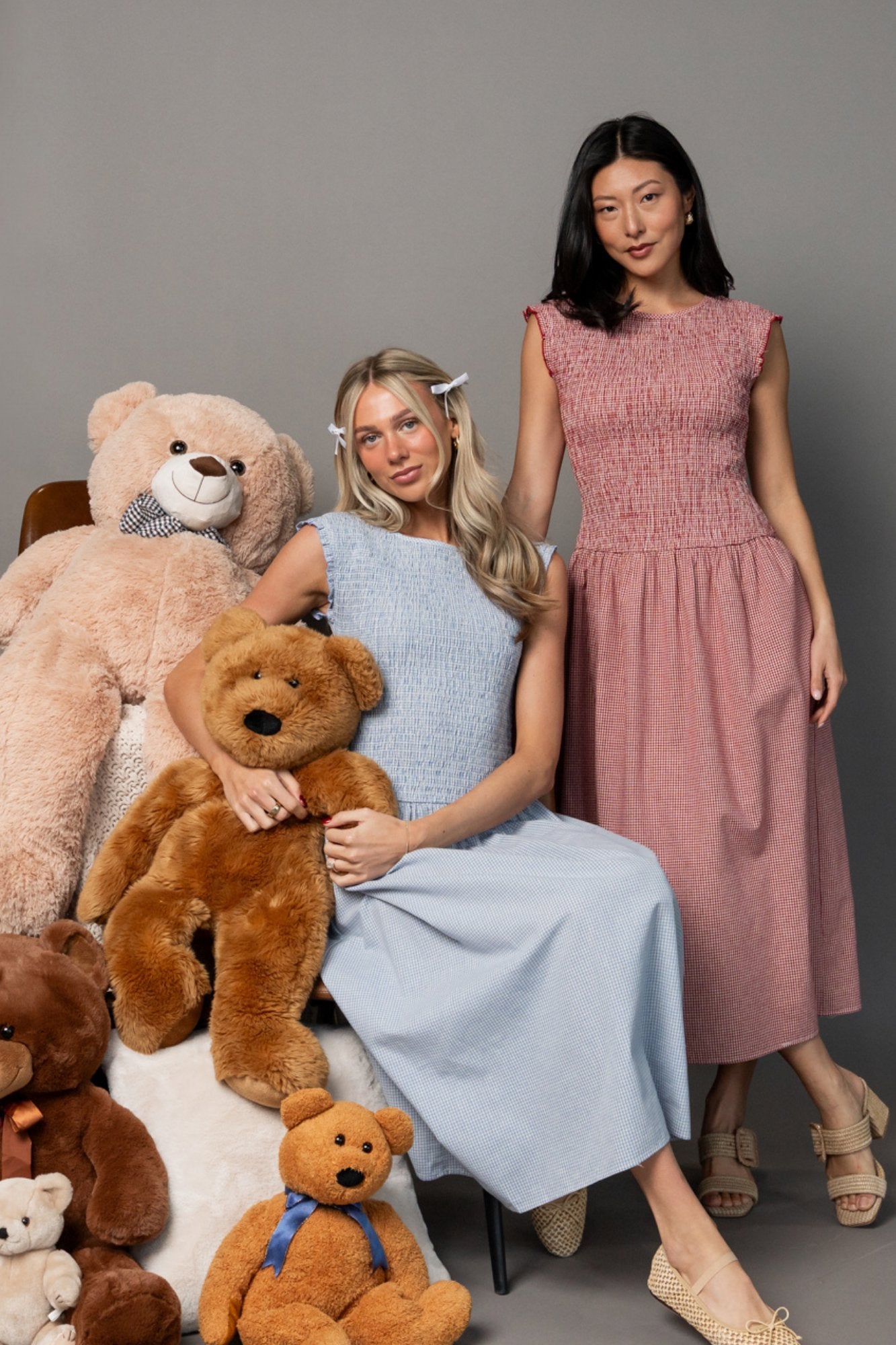 Picnic Dress in Blue Clothing Holley Girl 