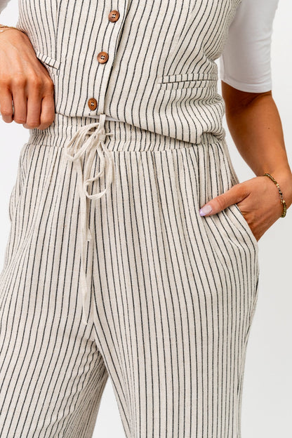Charleston Pant in Natural Holley Girl 