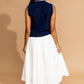 Penelope Top in Navy Clothing Holley Girl 