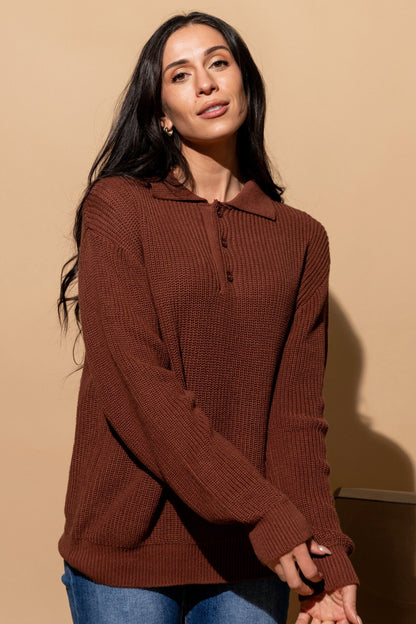 Timberline Top in Cocoa Clothing Holley Girl 