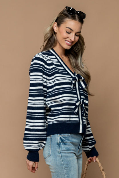 Penny Cardigan in Navy Clothing Holley Girl 