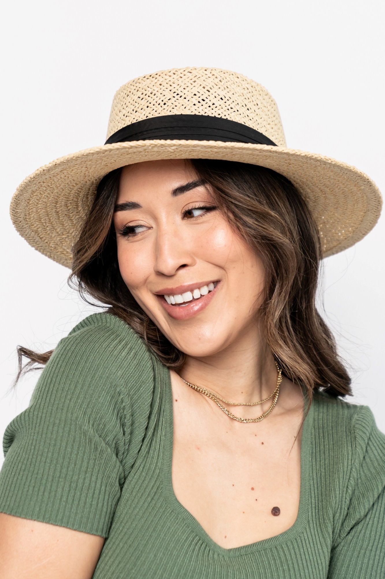 Newport Hat in Fawn Holley Girl 