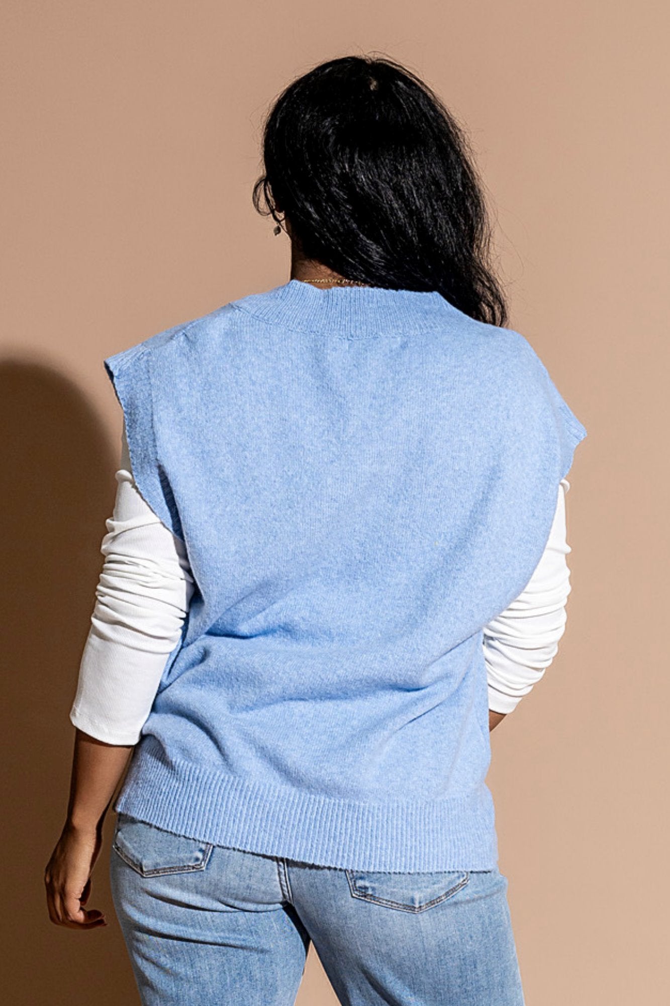 Ledger Vest in Blue Clothing Holley Girl 