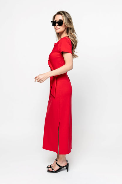 HOLLEY GIRL - Mila Dress in Red (Small-XL) Clothing Holley Girl 