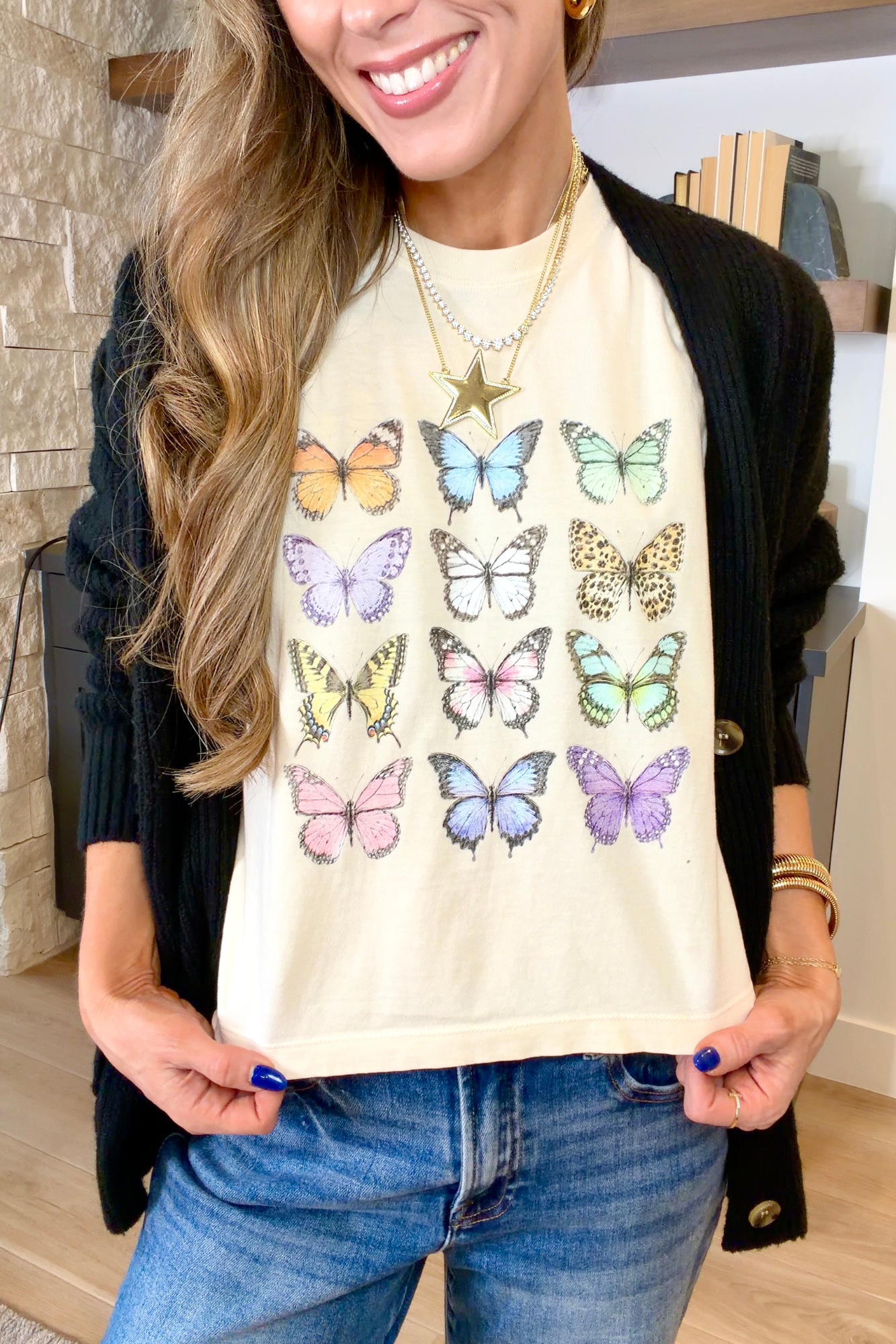 Butterfly - Boxy Tee