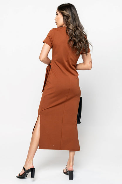 HOLLEY GIRL - Mila Dress in Brown (Small-XL) Clothing Holley Girl 