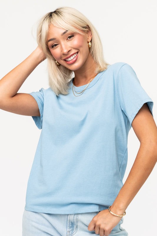 Dove Tee in Cloud Clothing Holley Girl 
