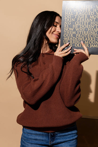 Timberline Top in Cocoa Clothing Holley Girl 