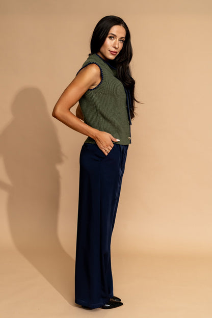 Penelope Top in Olive Clothing Holley Girl 