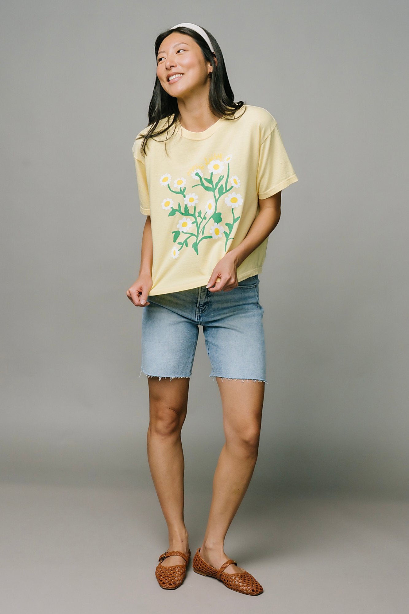 Daisy Boxy Tee Clothing Holley Girl 