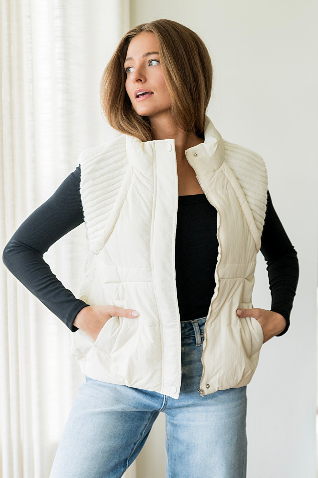Vanilla Drift Vest Clothing Holley Girl 