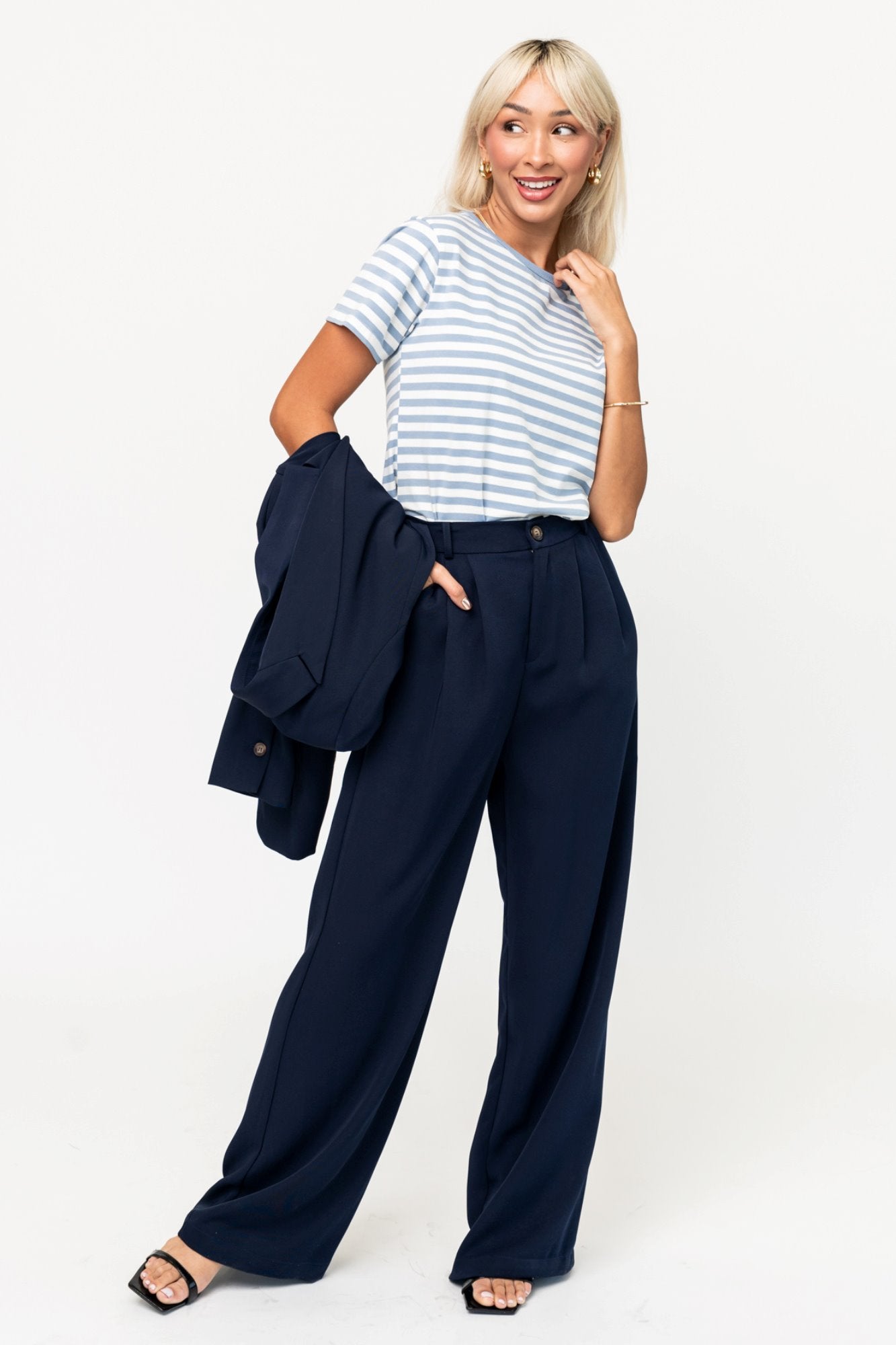 Jessie Pants in Navy Clothing Holley Girl 