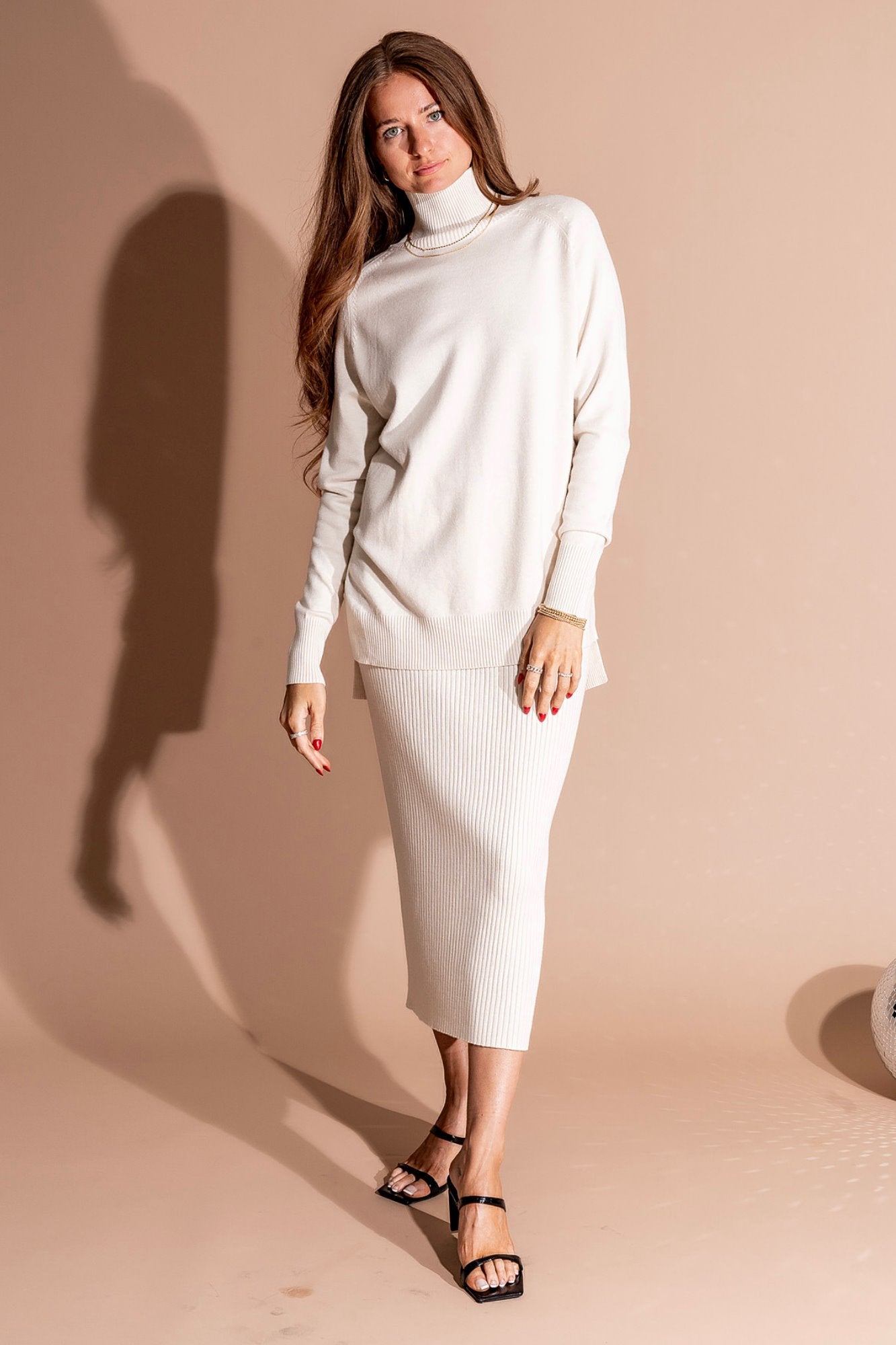 Rowan Sweater in Cream Holley Girl 