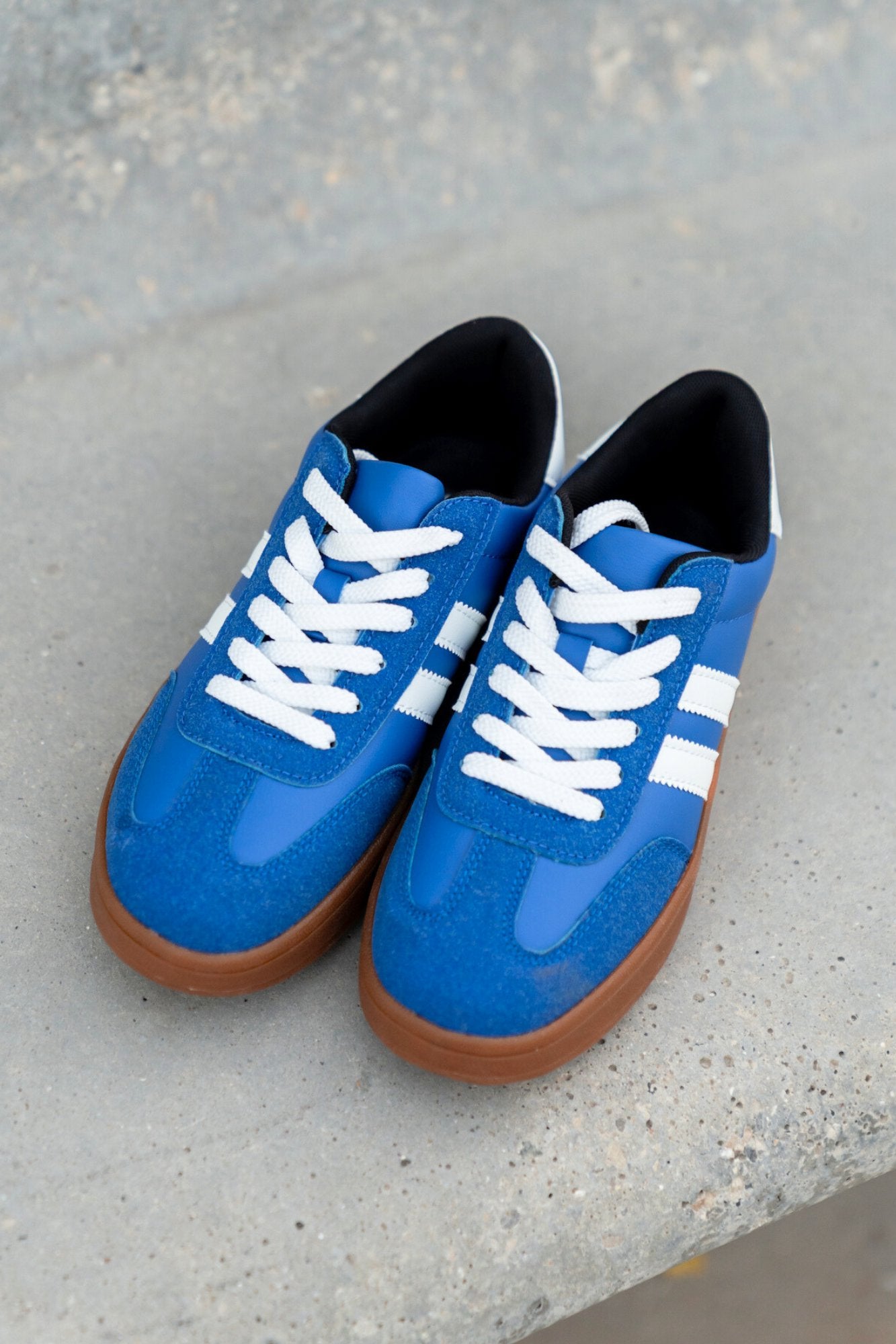 Becker Sneakers in Blue Nova Clothing Holley Girl 