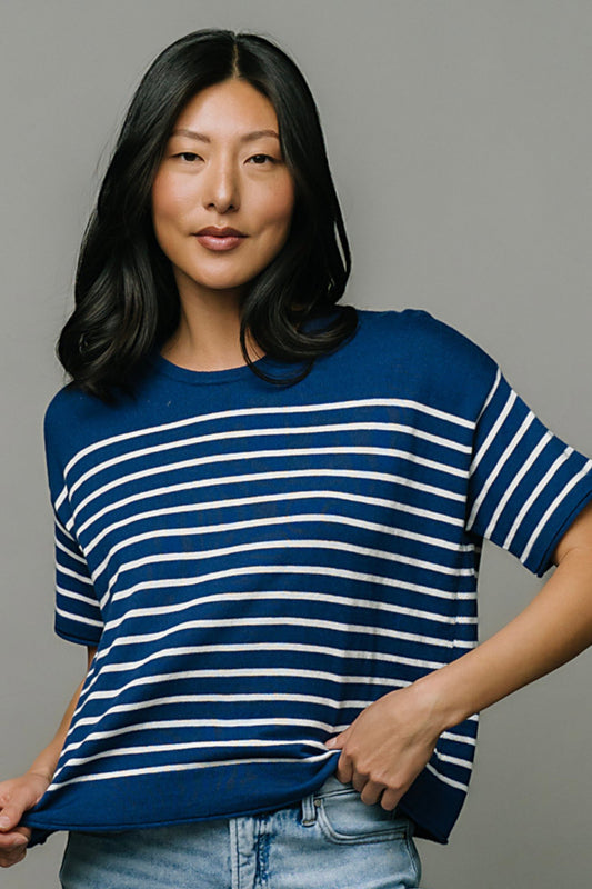 Seaside Striped Top Clothing Holley Girl 