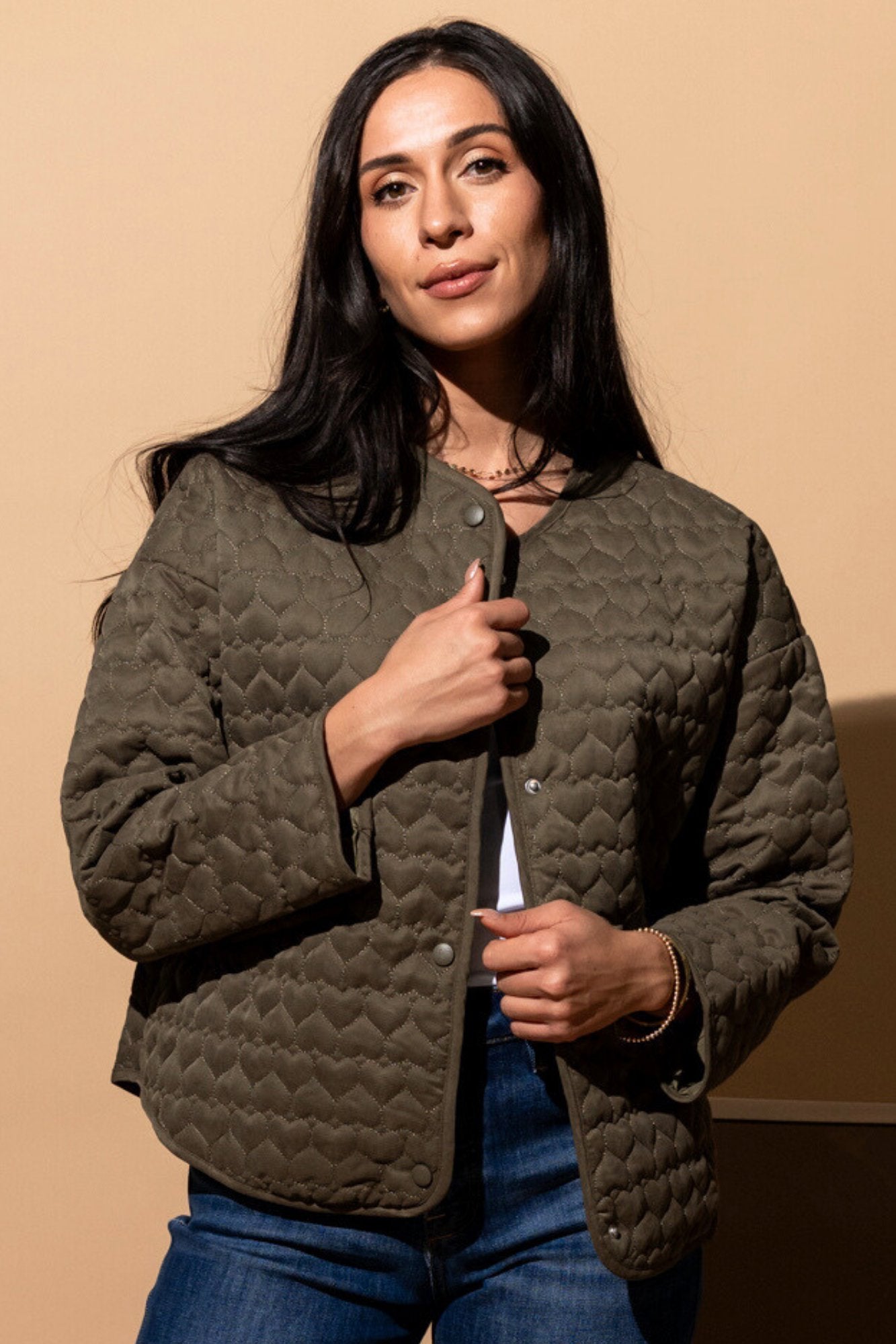 Heartfelt Quilted Jacket Clothing Holley Girl 