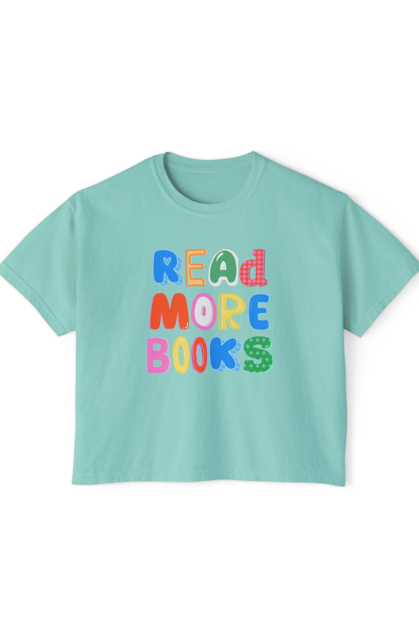 Read More Books - Boxy Tee T-Shirt Printify 