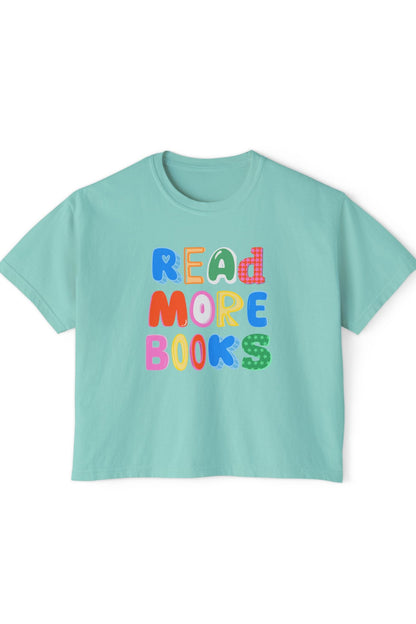 Read More Books - Boxy Tee T-Shirt Printify 