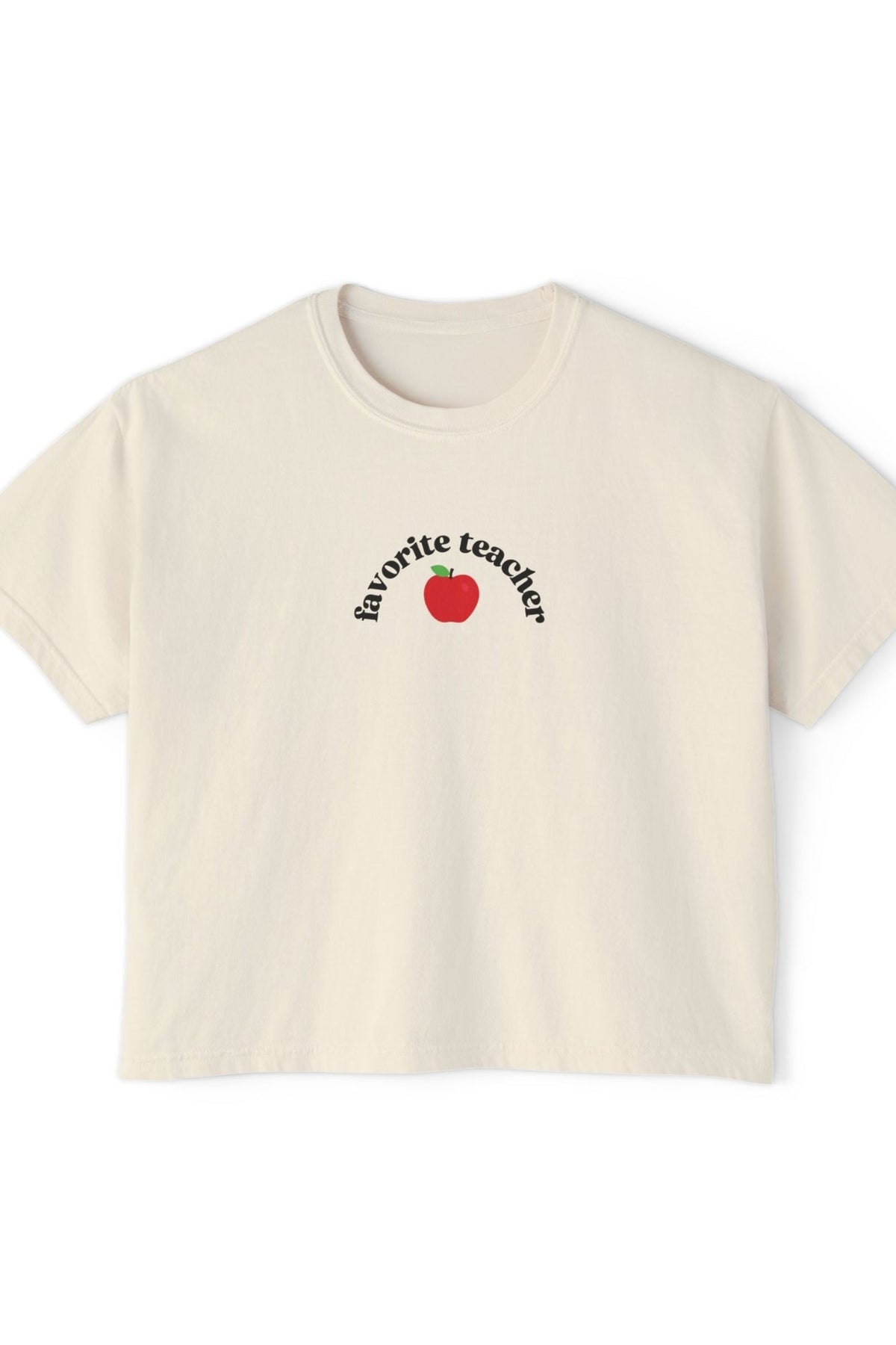 Favorite Teacher - Boxy Tee T-Shirt Holley Girl 