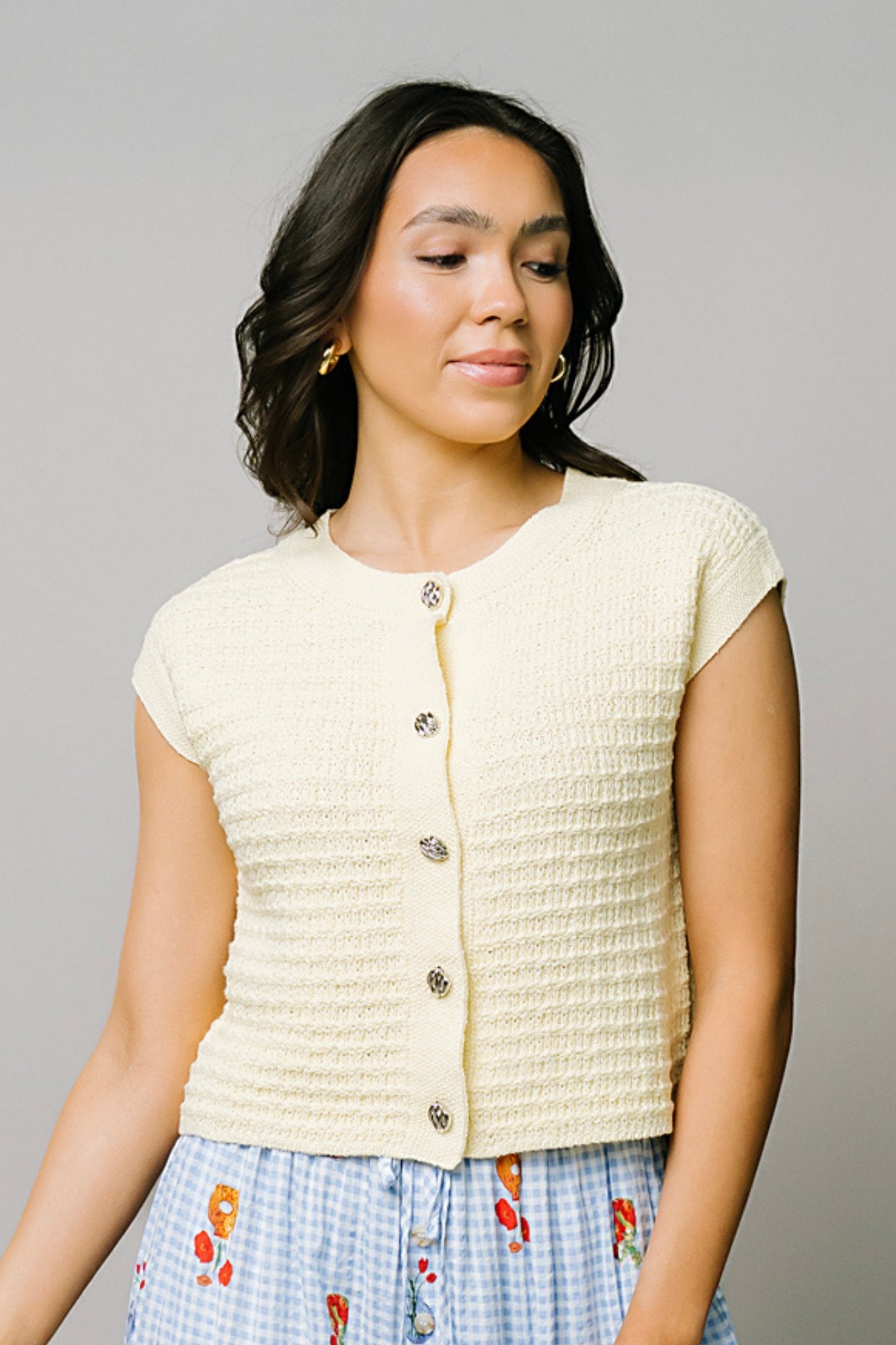 Golden Girl Knit Top Clothing Holley Girl 