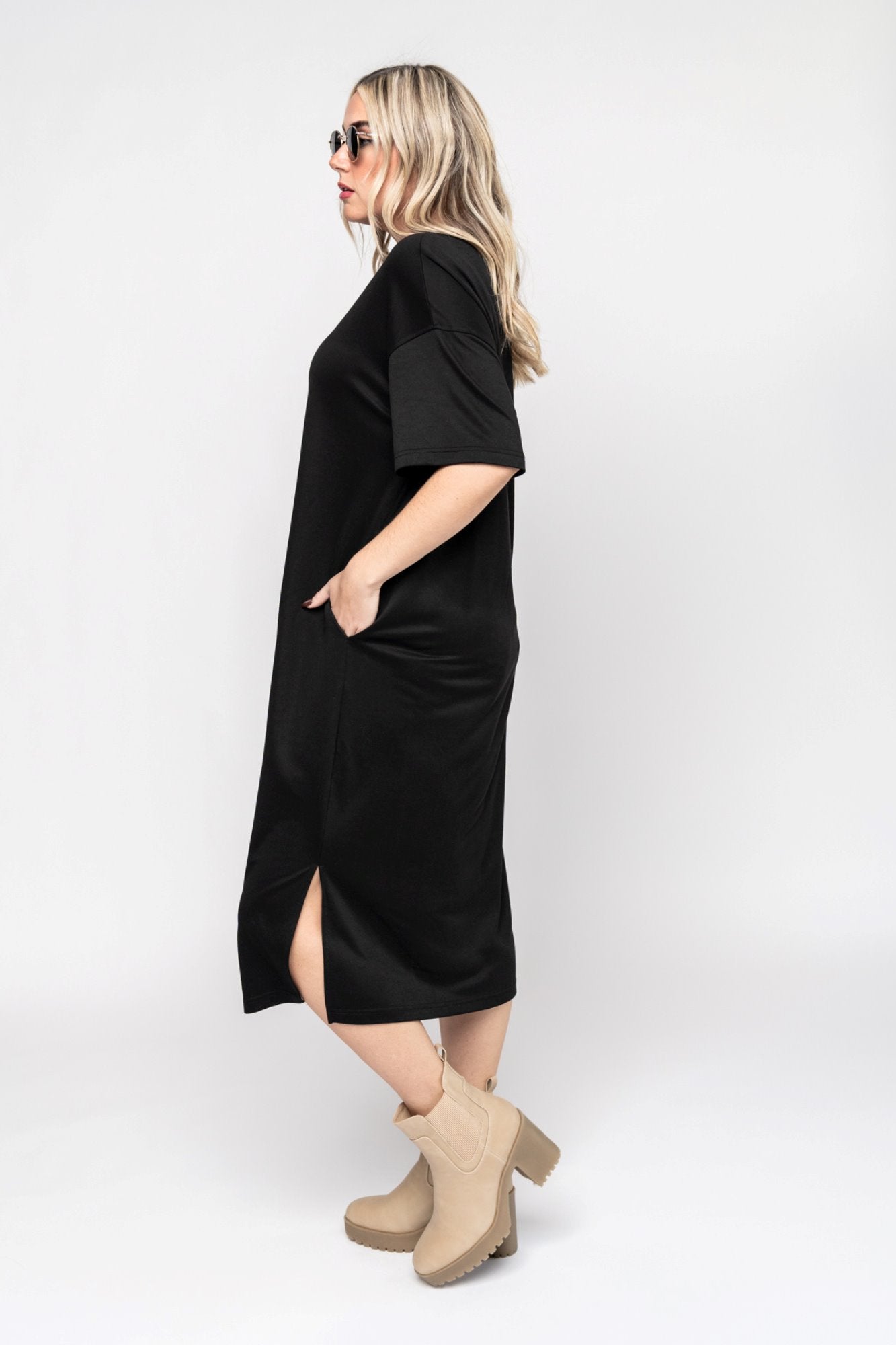 Maeve Dress in Black Holley Girl 