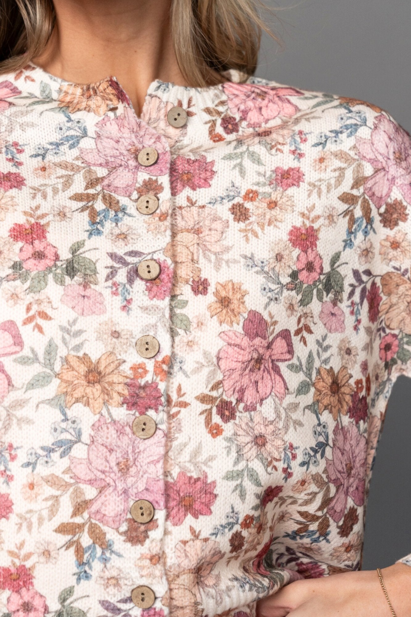 Blushin' Bloom Cardigan Clothing Holley Girl 