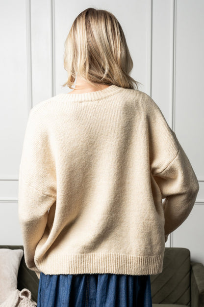 Back in the Saddle Sweater in Butter Clothing Holley Girl 