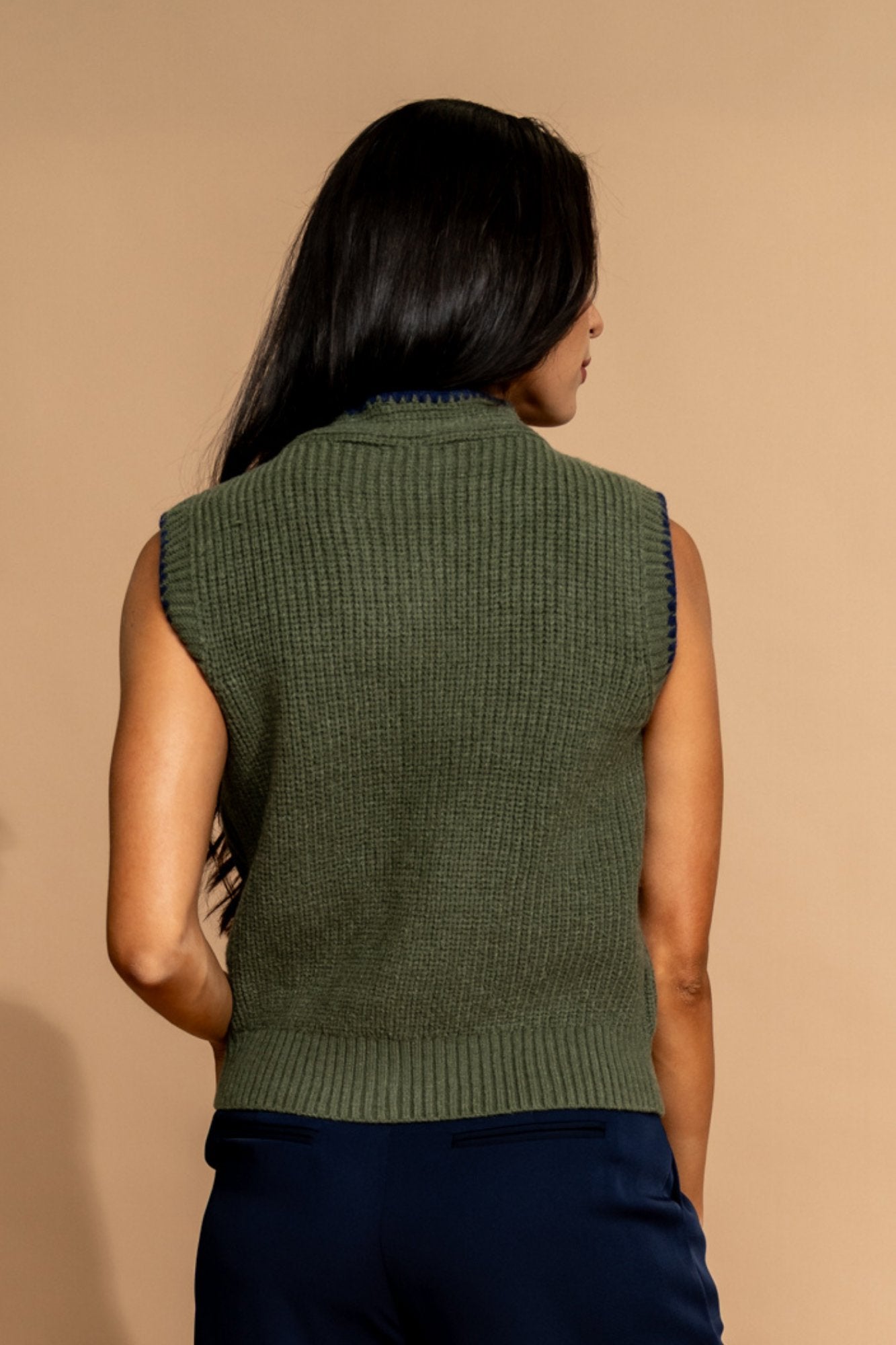 Penelope Top in Olive Clothing Holley Girl 