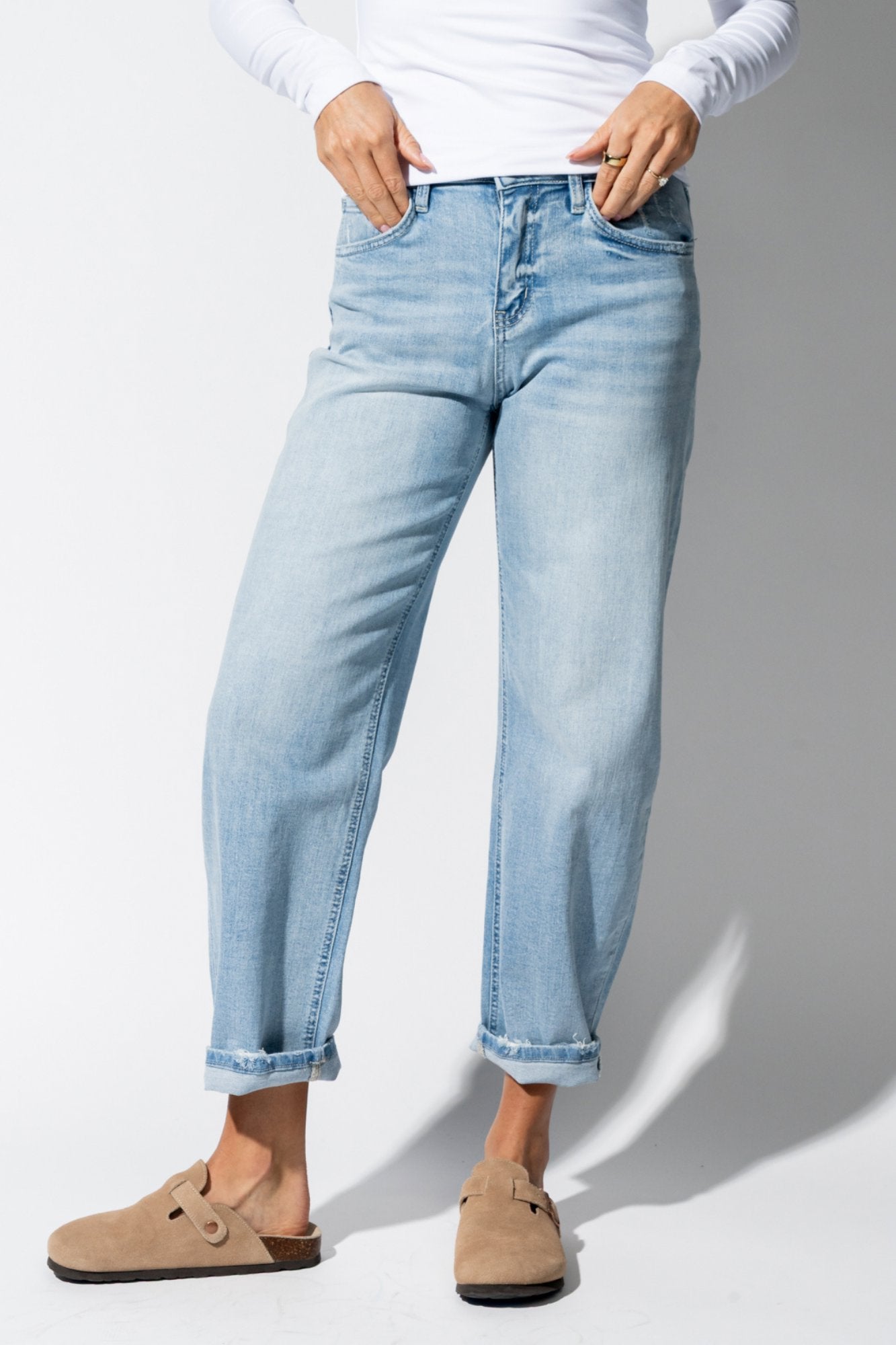 Midtown Barrel Jeans Clothing Holley Girl 