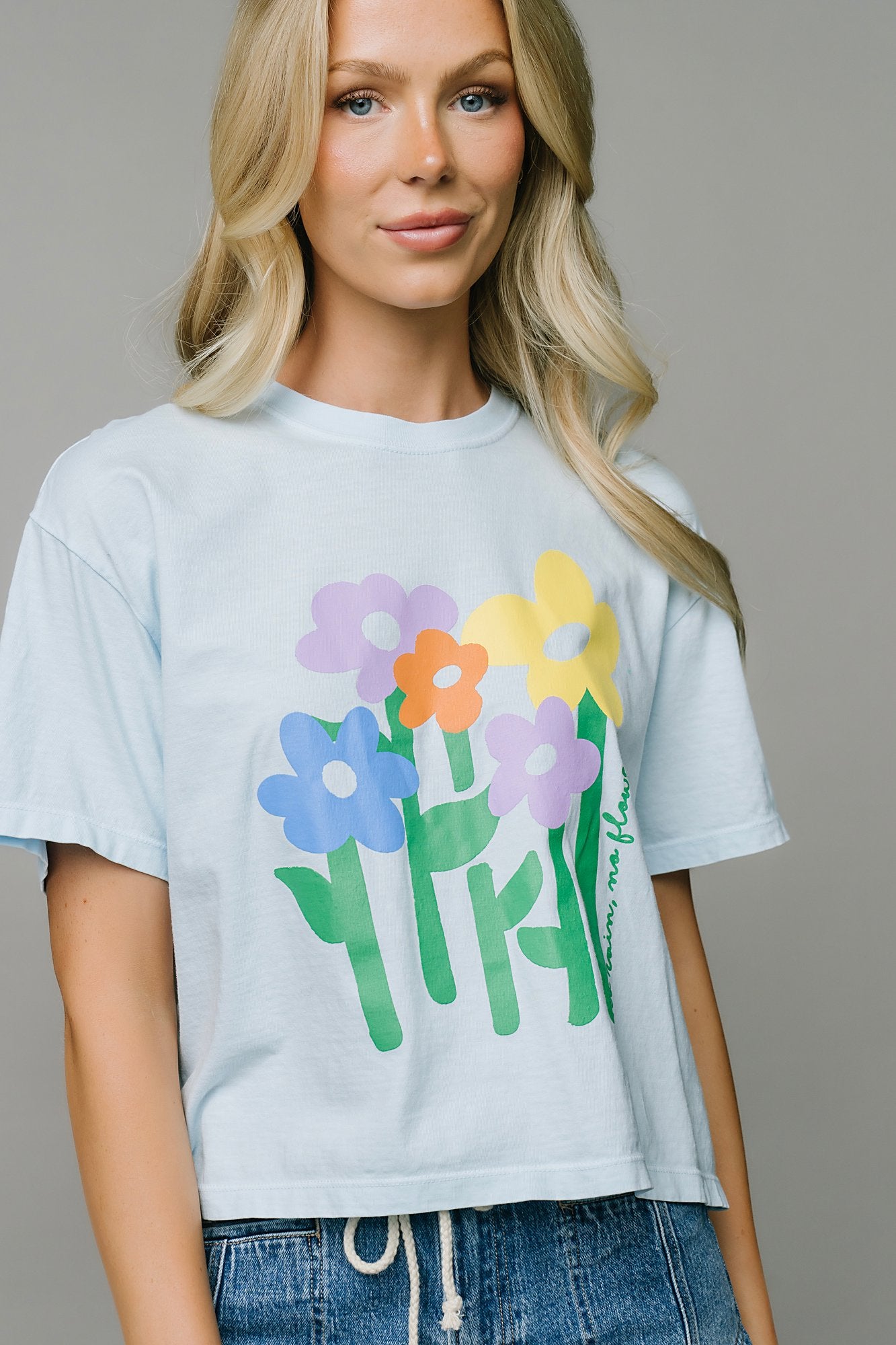 Petal Pop Boxy Tee Clothing Holley Girl 