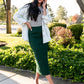 Davis Skirt in Emerald Clothing Holley Girl 