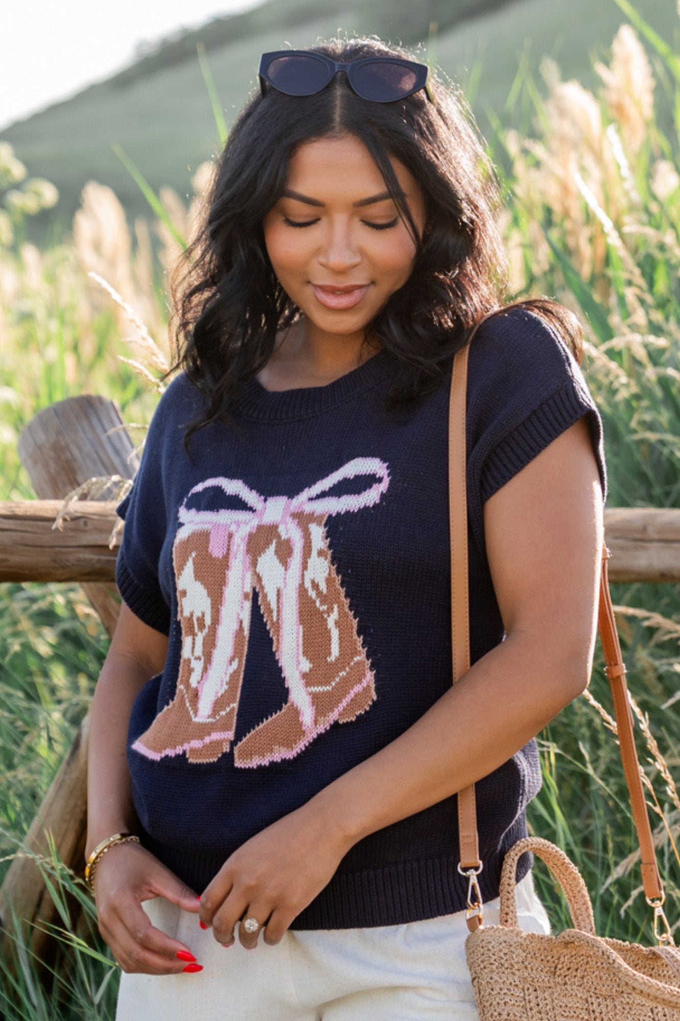 Boots and Bows Top Clothing Holley Girl 