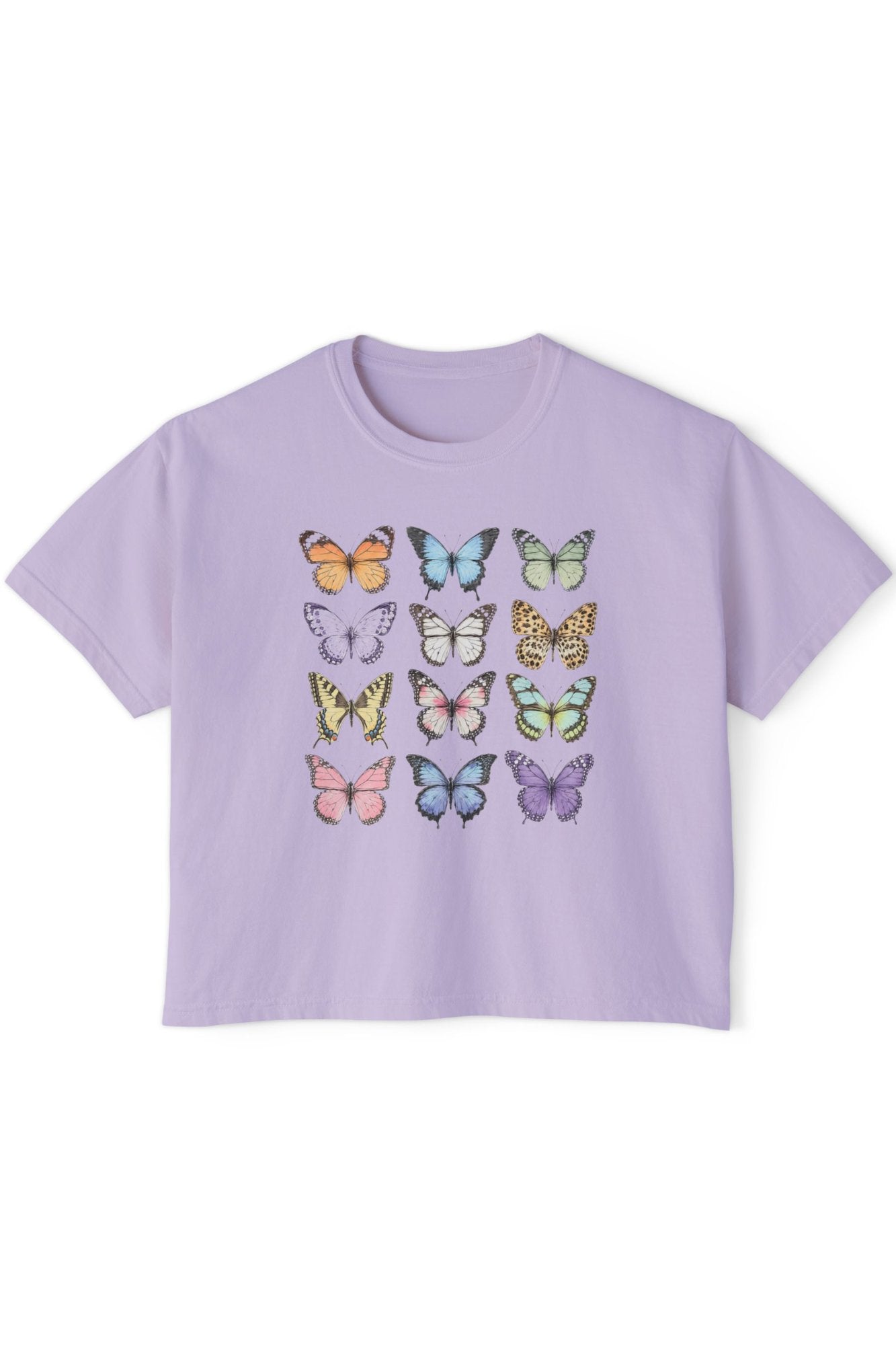 Butterfly - Boxy Tee T-Shirt Printify 