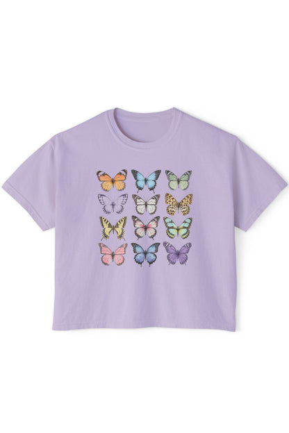 Butterfly - Boxy Tee T-Shirt Printify 