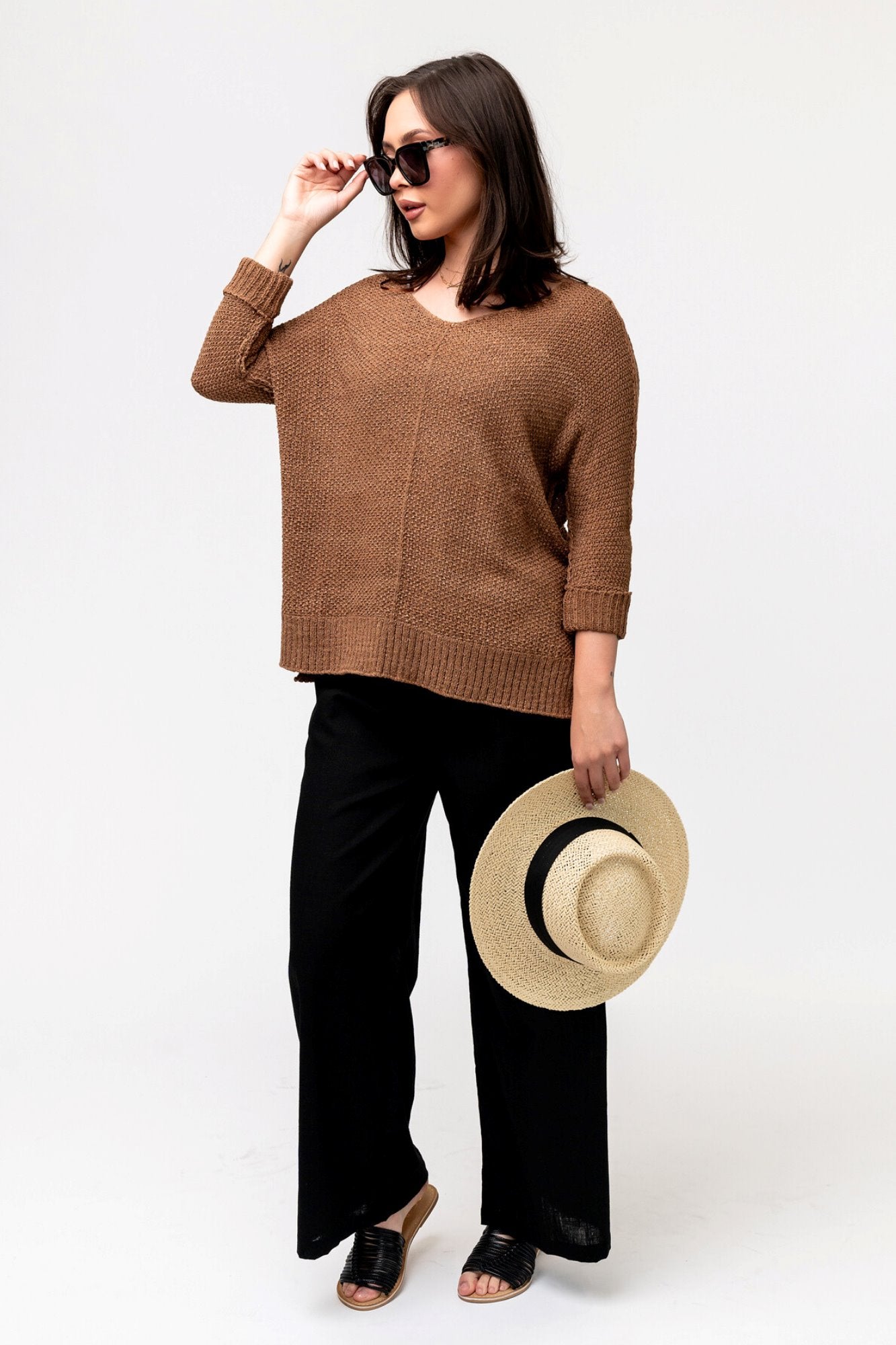 Crosby Top in Cinnamon Holley Girl 