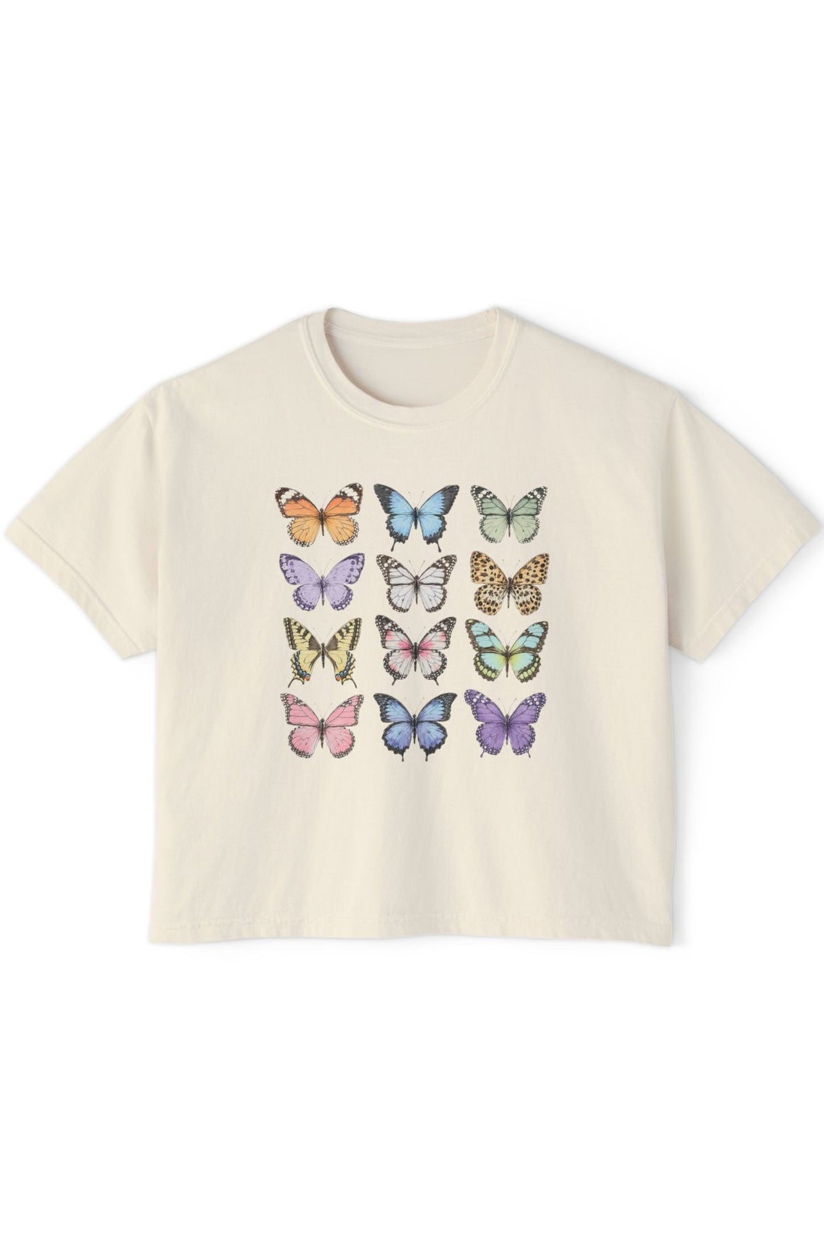 Butterfly - Boxy Tee T-Shirt Printify 